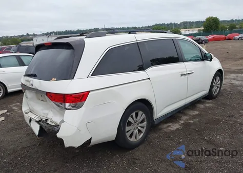 2014 Honda Odyssey Ex-L from USA, damaged, VIN 5FNRL5H69EB101681
